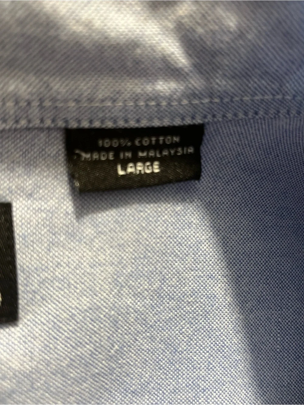 J.CREW Women's Long Sleeve Tuxedo Style Shirt Size L Blue Button Up